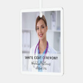 White Coat Ceremony Photo Ornament (Voorkant links)