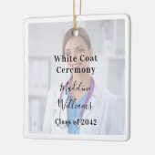 White Coat Ceremony Photo Ornament (Links)