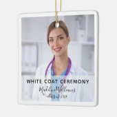 White Coat Ceremony Photo Ornament (Links)