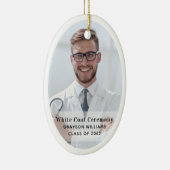 White Coat Ceremony Photo Ornament (Rechts)