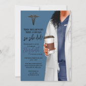 White Coat Medische School Afstuderen Uitnodiging (Voorkant)