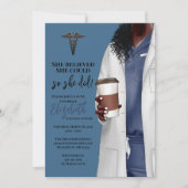 White Coat Medische School Afstuderen Uitnodiging (Voorkant)