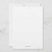 White Coat Medische School Afstuderen Uitnodiging (Achterkant)