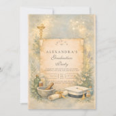 White Coat Pharmacy Graduation Kaart (Voorkant)