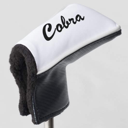 White Cobra Golfheadcover (3/4 voorkant)