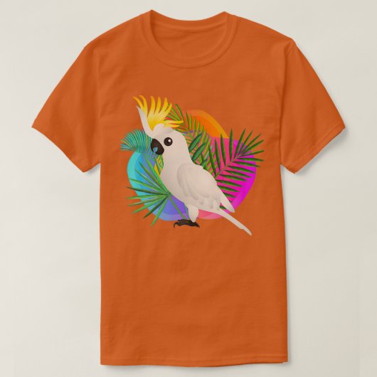 White Cockatau T-shirt (Design voorkant)