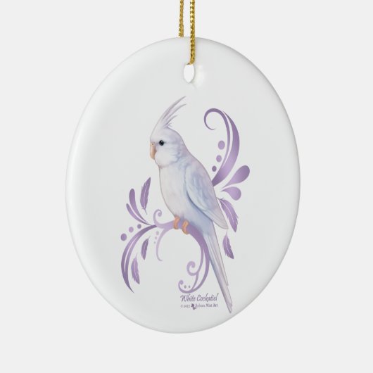 White Cockatiel Ornament (Rechts)