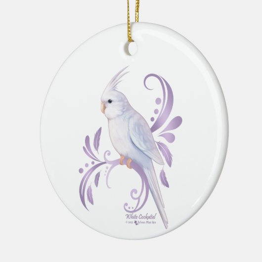White Cockatiel Ornament (Links)