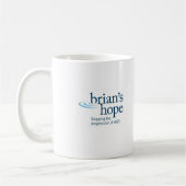White Coffee Mok Motivatie Brian's Hope (Links)