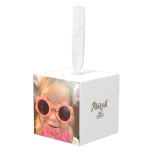 White Collage Kind Foto's Gepersonaliseerd Decoratie