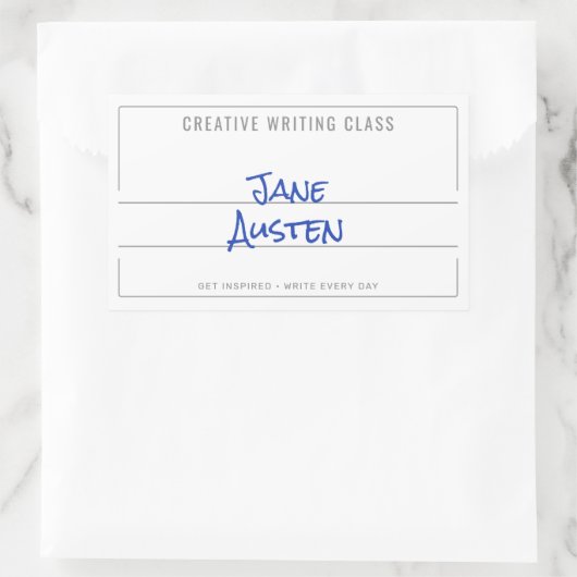 White College Compositie Notitieboek Label (Tas)