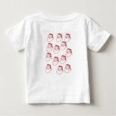 White cool T-shirt with santa (Achterkant)