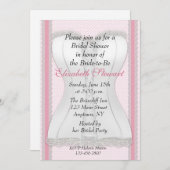 White Corset Vrijgezellenfeest Kaart (Voorkant / Achterkant)