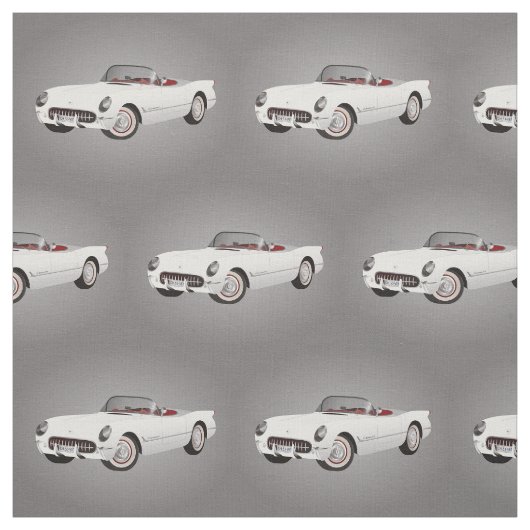White Corvette Fabric Stof (Swatch)