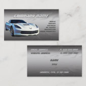 White Corvette Visitekaartjes (Voorkant / Achterkant)