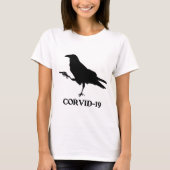 White Corvid-19 Women's Basic T-Shirt (Voorkant)
