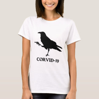 White Corvid-19 Women's Basic T-Shirt