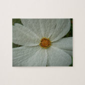 White Cosmos Summer Wildflower Floral Legpuzzel (Horizontaal)