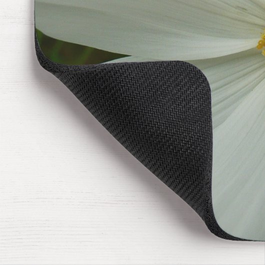 White Cosmos Summer Wildflower Floral Muismat (Hoek)