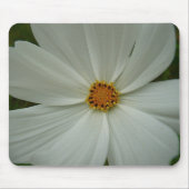 White Cosmos Summer Wildflower Floral Muismat (Voorkant)