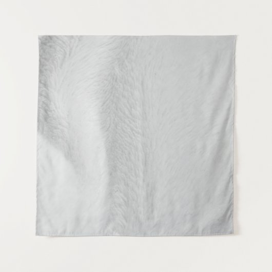 White cotton texture fabric wandkleed (Voorkant (horizontaal))