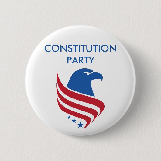 WHITE CP PIN RONDE BUTTON 5,7 CM (Voorkant)