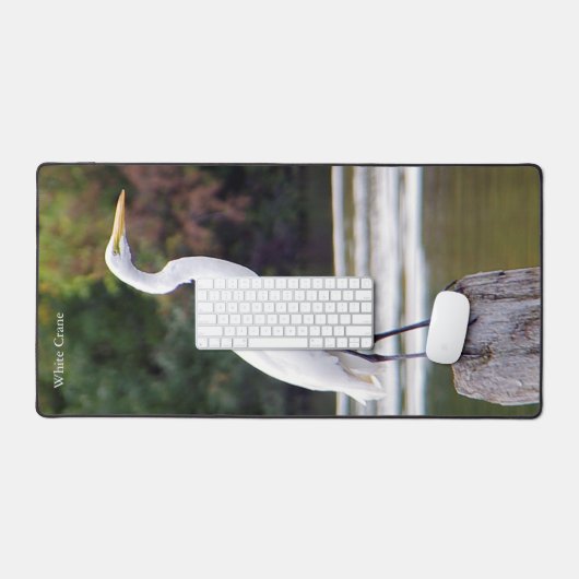 White Crane Bureaumat (Keyboard & Muis)