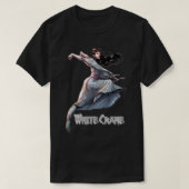 White Crane kung fu T-shirt (Design voorkant)
