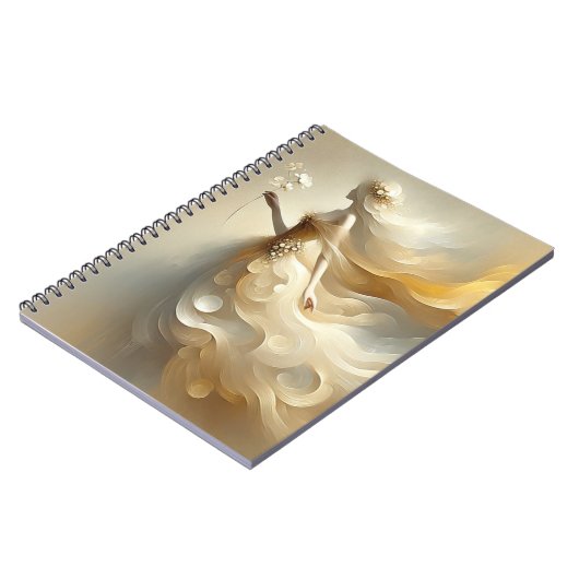 White Cream Fairy Notitieboek (Linkerzijde)