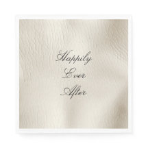 White Cream Faux Leather Wedding