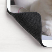 White Cream Puff Chow Chow Puppy Muismat (Hoek)