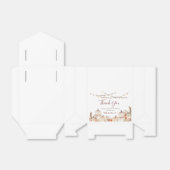 White Cream Pumpkin Floral Herfst in liefde Favor  Bedankdoosjes (Uitgevouwen)