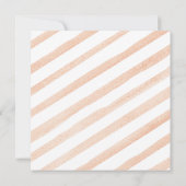 White Cream Pumpkin Rustic Floral Baby shower Kaart (Achterkant)