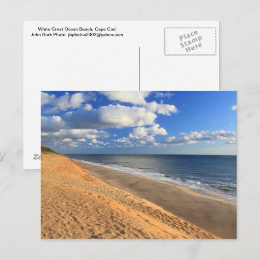 White Crest Beach Cape Ocean Beach Overzicht Briefkaart (Voorkant / Achterkant)