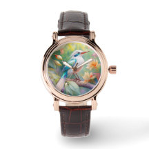 White Crested Iridescent Blauwgroen Wing Fantasy B