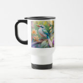 White Crested Iridescent Blauwgroen Wing Fantasy B Reisbeker (Links)