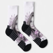 White Crew Sokken (Rechts)