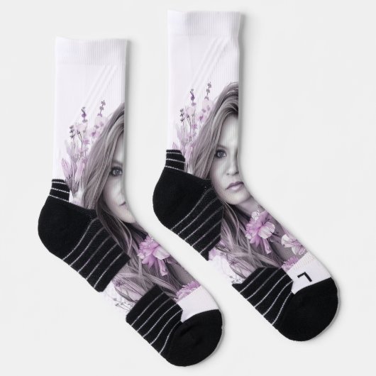 White Crew Sokken (Rechts)