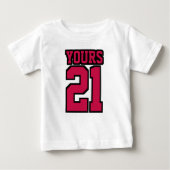 WHITE CRIMSON RED BLACK One Piece Jersey (Voorkant)