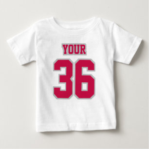 WHITE CRIMSON SILVER Shirt Football Jersey