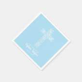 White Cross Bleek Blue First Community Religious Servet (Hoek)