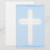 White Cross Briefpapier (Voorkant / Achterkant)