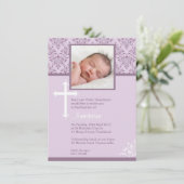 White Cross  Christening Uitnodigingen (Staand voorkant)