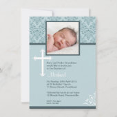 White Cross Christening Uitnodigingen (Voorkant)