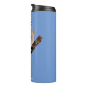 White-Crowned Sparrow Sings a Morning Aria Thermosbeker (Geroteerd rechts)