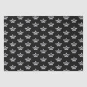 White Crowns-patroon Tissuepapier (Voorkant)