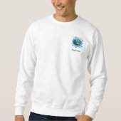 White crypto sweatshirt. trui (Voorkant)
