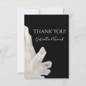 White Crystals op Black Weddenschap Bedankt (Voorkant)