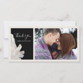 White Crystals op Black Weddenschap Bedankt (Voorkant)