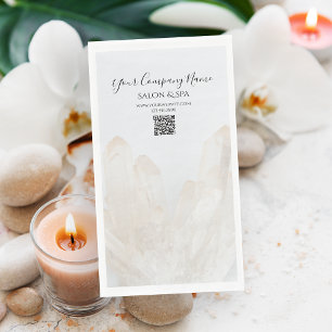 White Crystals Salon Spa Paper Guest Towels Servet